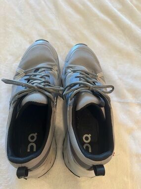 On Running Men's Cloudtech Lightweight Grey Running Shoes Size 11.5